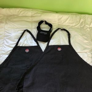 Two Wendy’s Aprons plus hat official